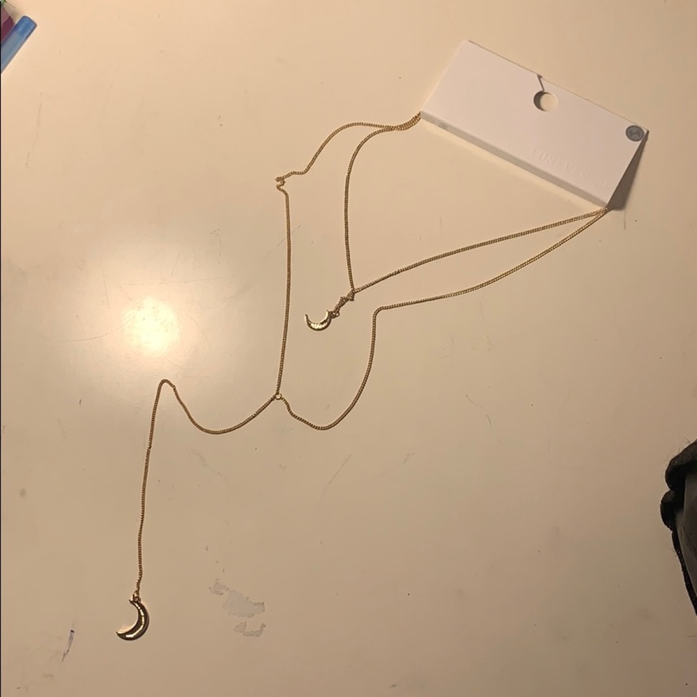 Forever 21 Moon Necklace